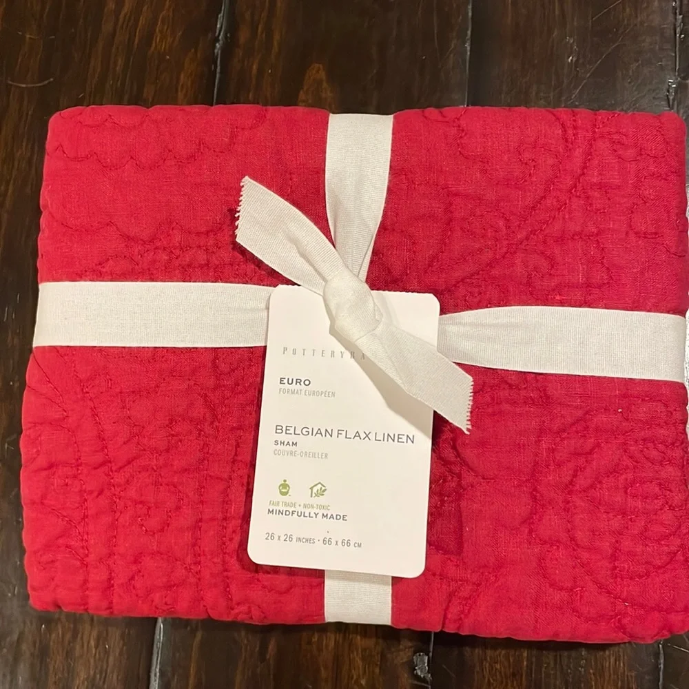 COPY - Pottery Barn Belgian Flax Linen Sham, NWOT